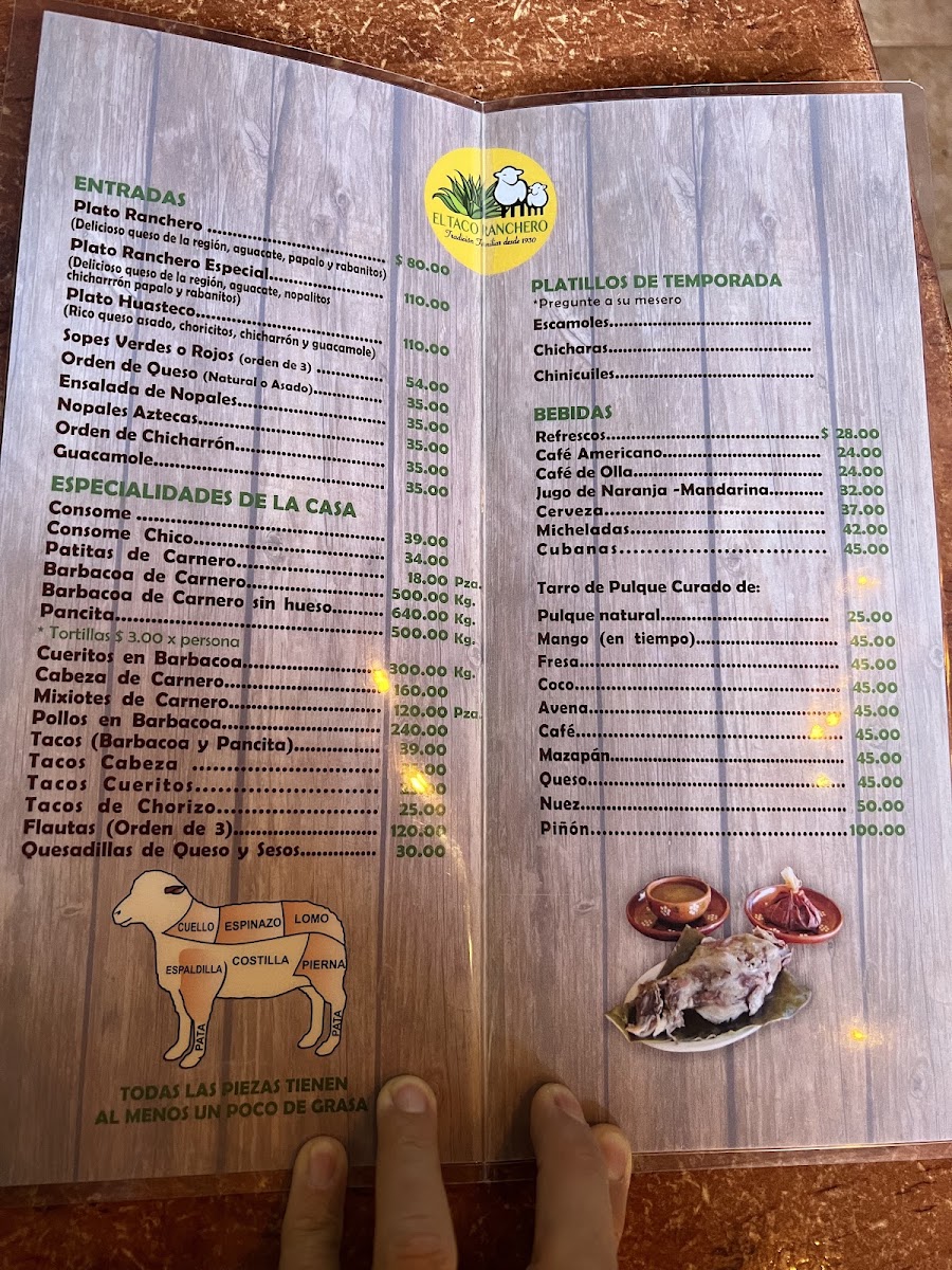 El Taco Ranchero Menu Photo 5