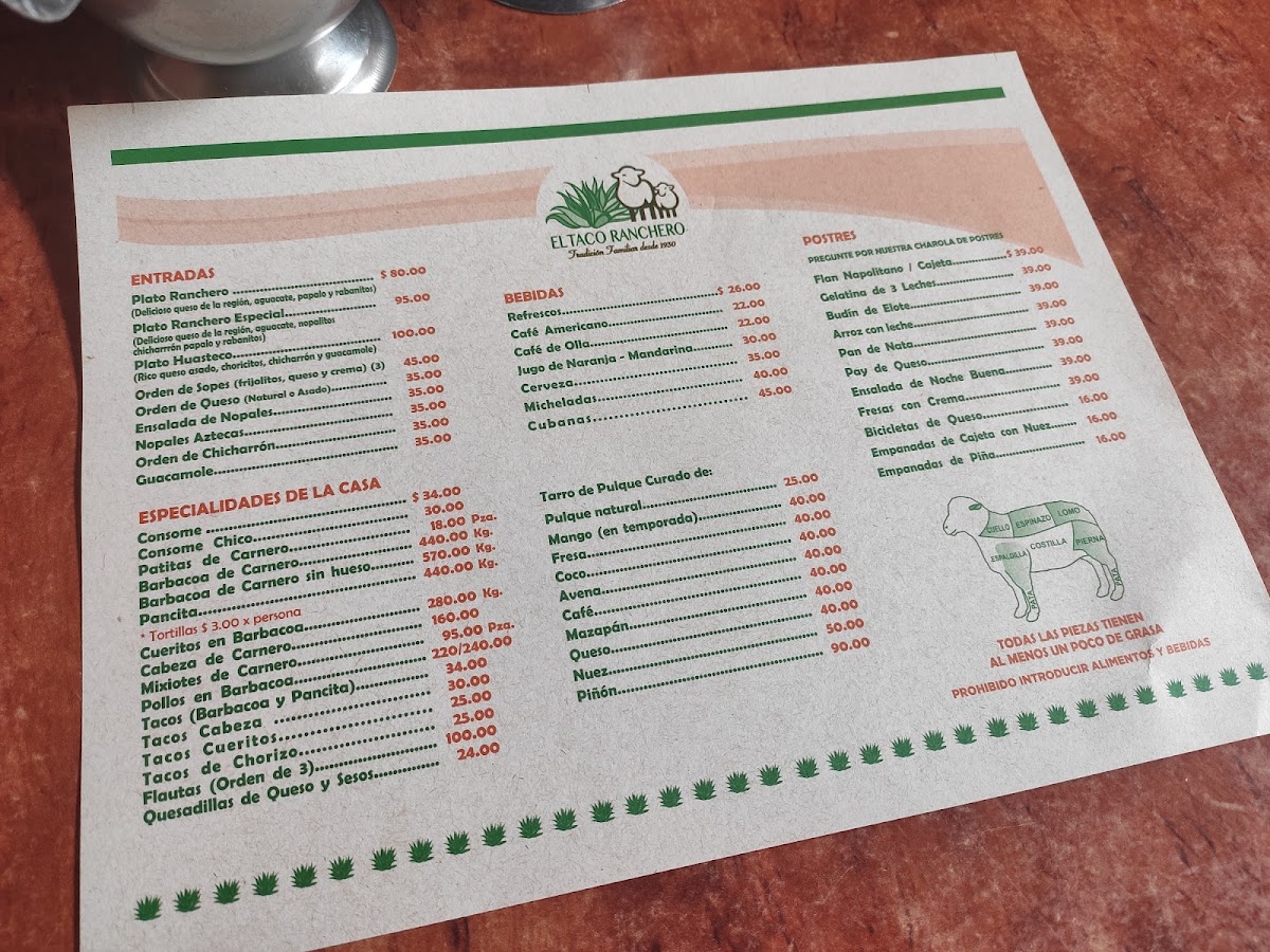El Taco Ranchero Menu Photo 6