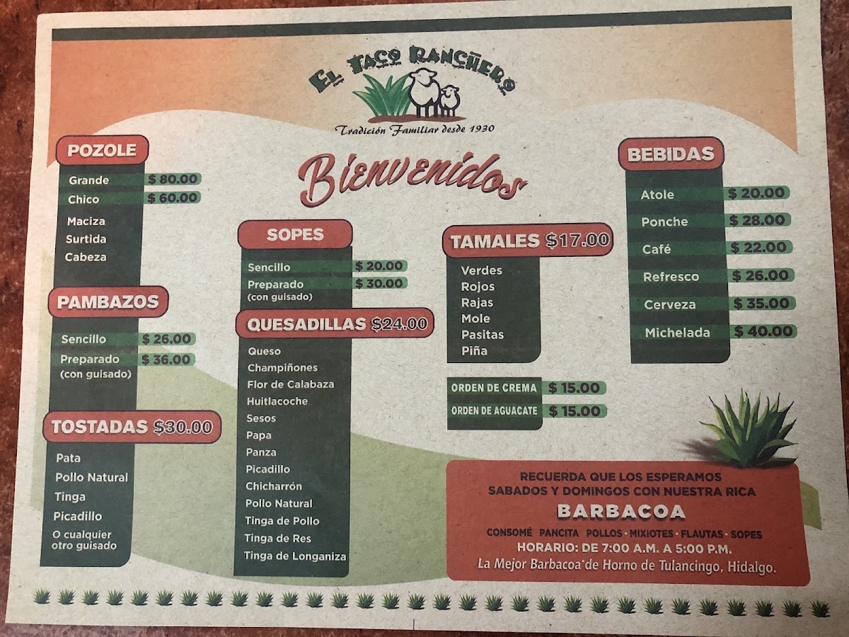 El Taco Ranchero Menu Photo 8