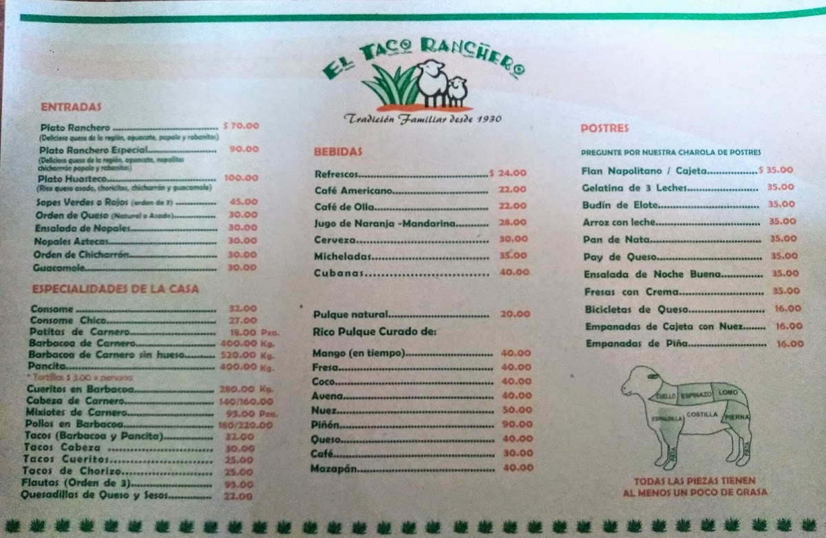 El Taco Ranchero Menu Photo 9