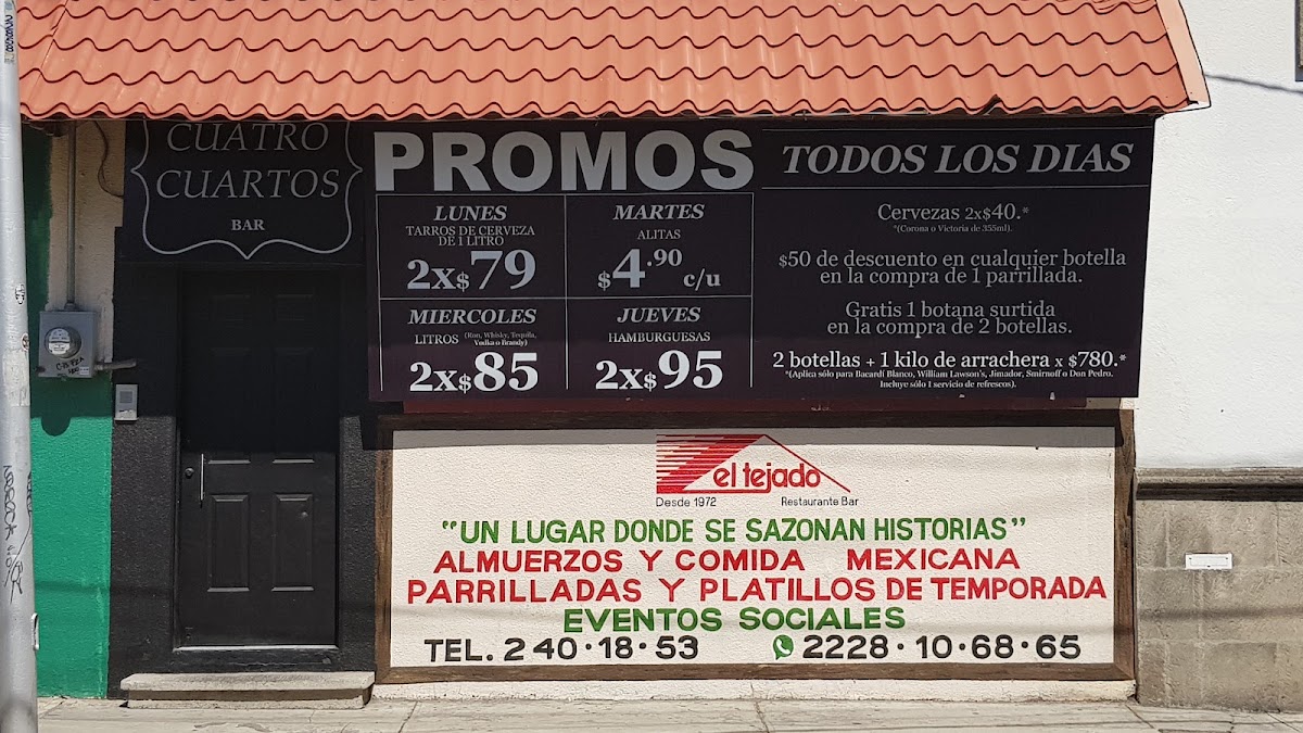 El Tejado Menu Photo 4