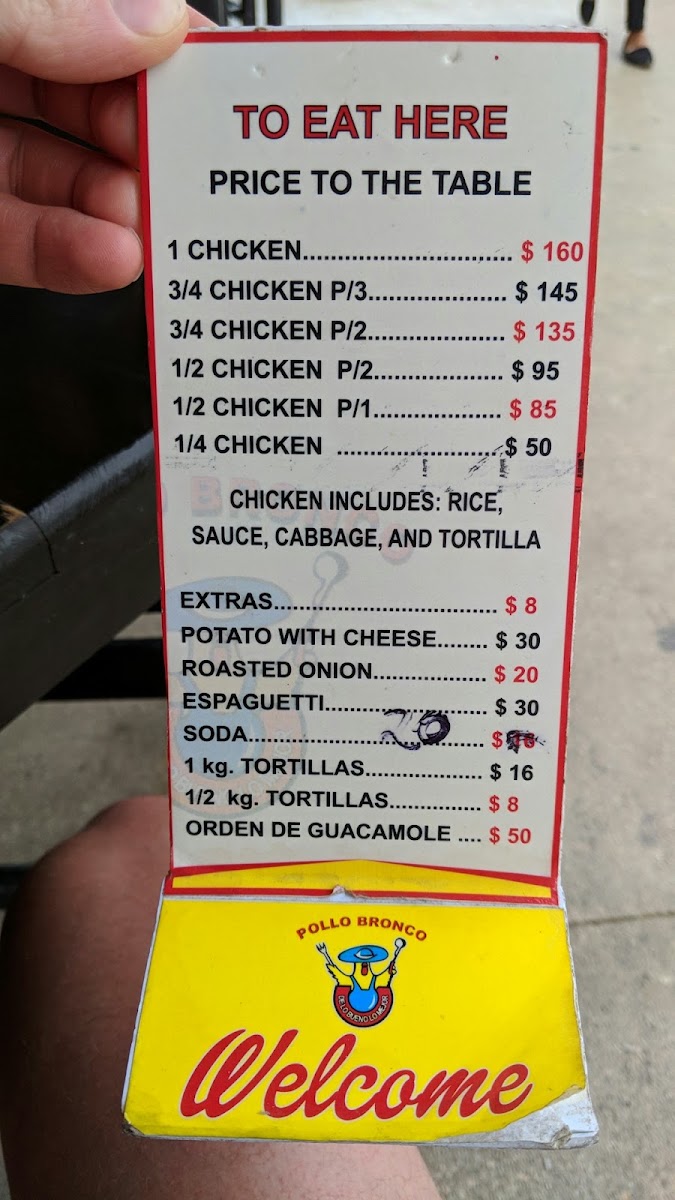 Fastfood El Pollo Bronco Menu Photo 6