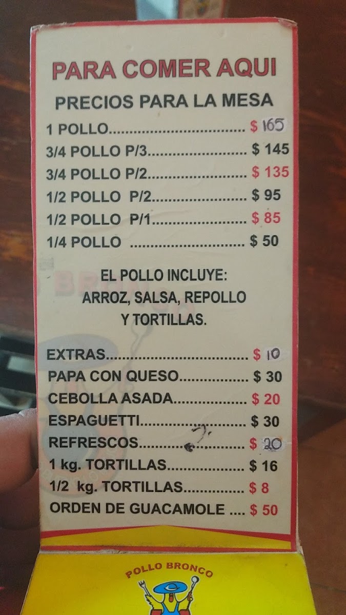 Fastfood El Pollo Bronco Menu Photo 7
