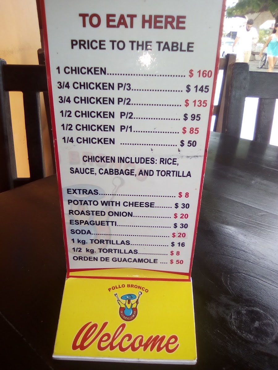 Fastfood El Pollo Bronco Menu Photo 8