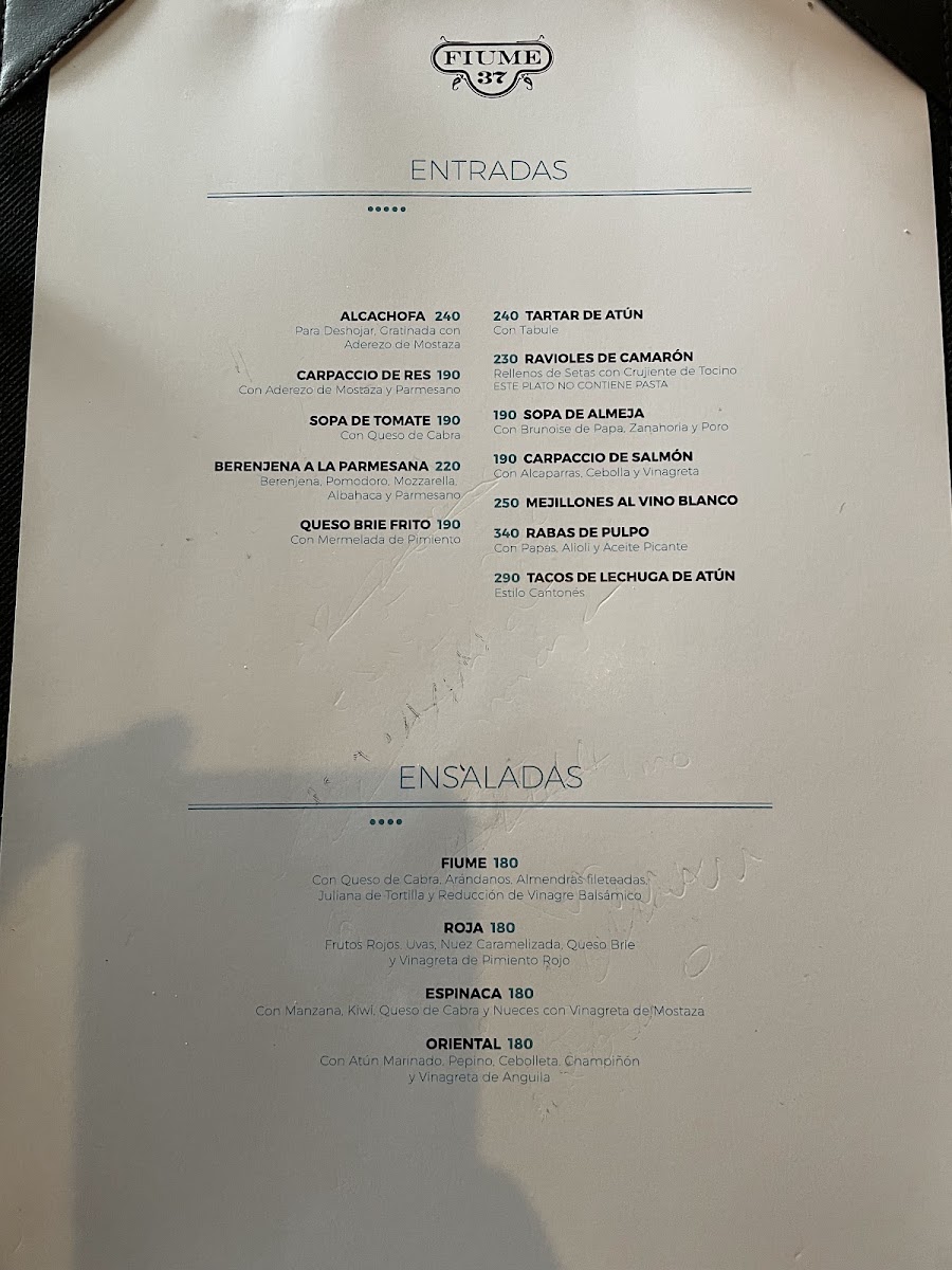 Fiume 37 Menu Photo 2