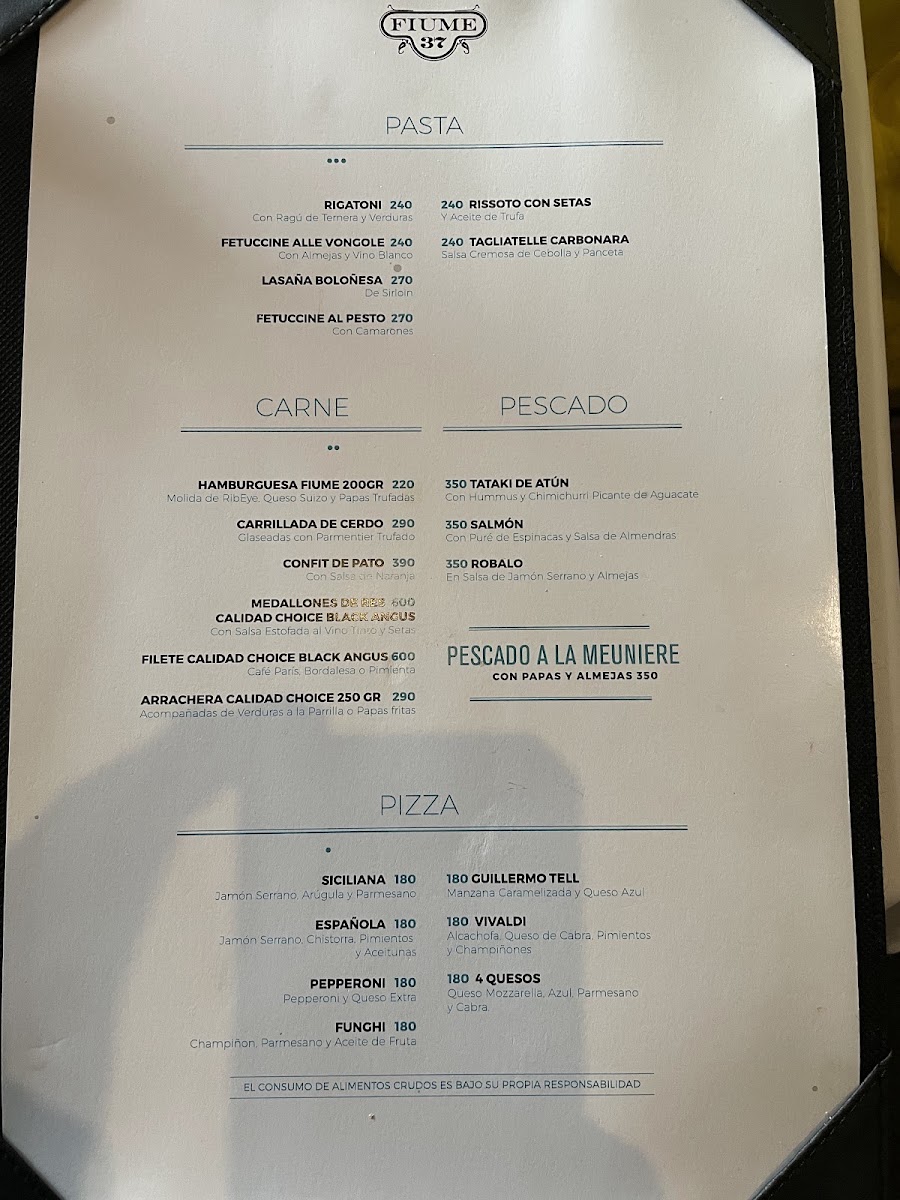 Fiume 37 Menu Photo 3