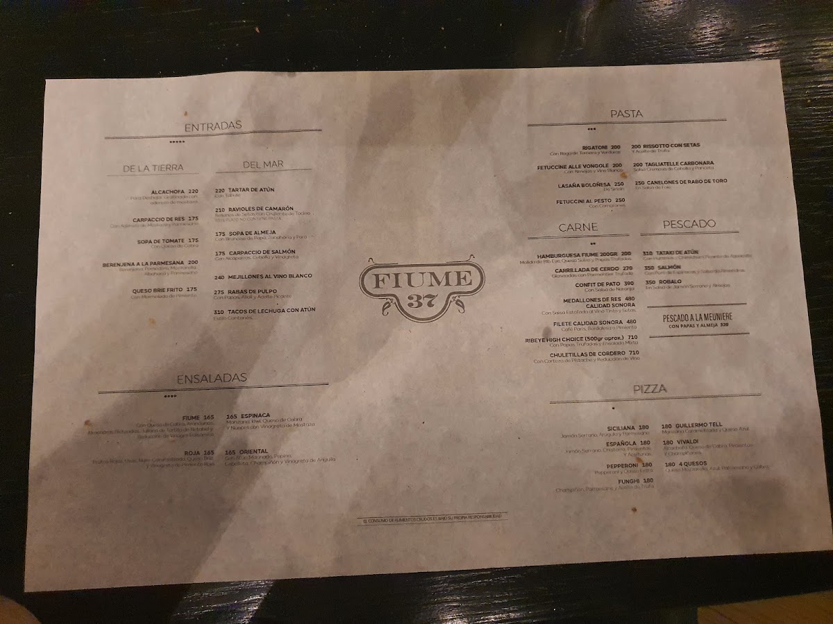 Fiume 37 Menu Photo 6