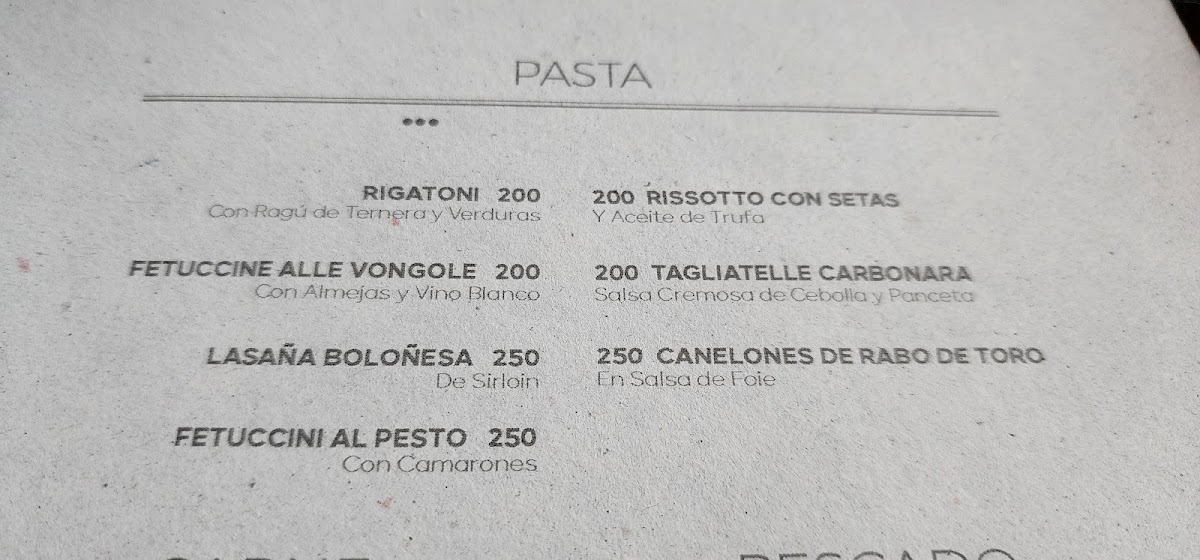 Fiume 37 Menu Photo 7