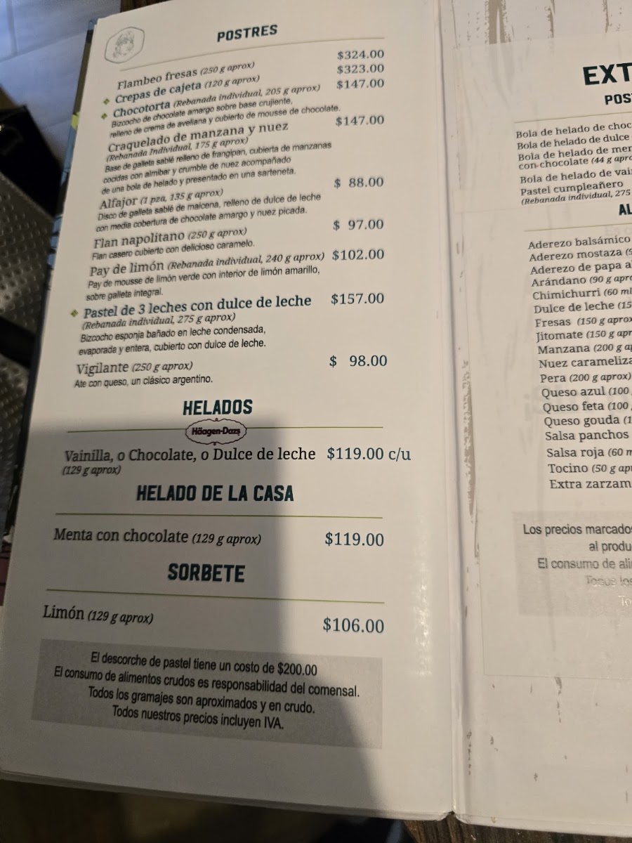 Fonda Argentina Nápoles Menu Photo 2