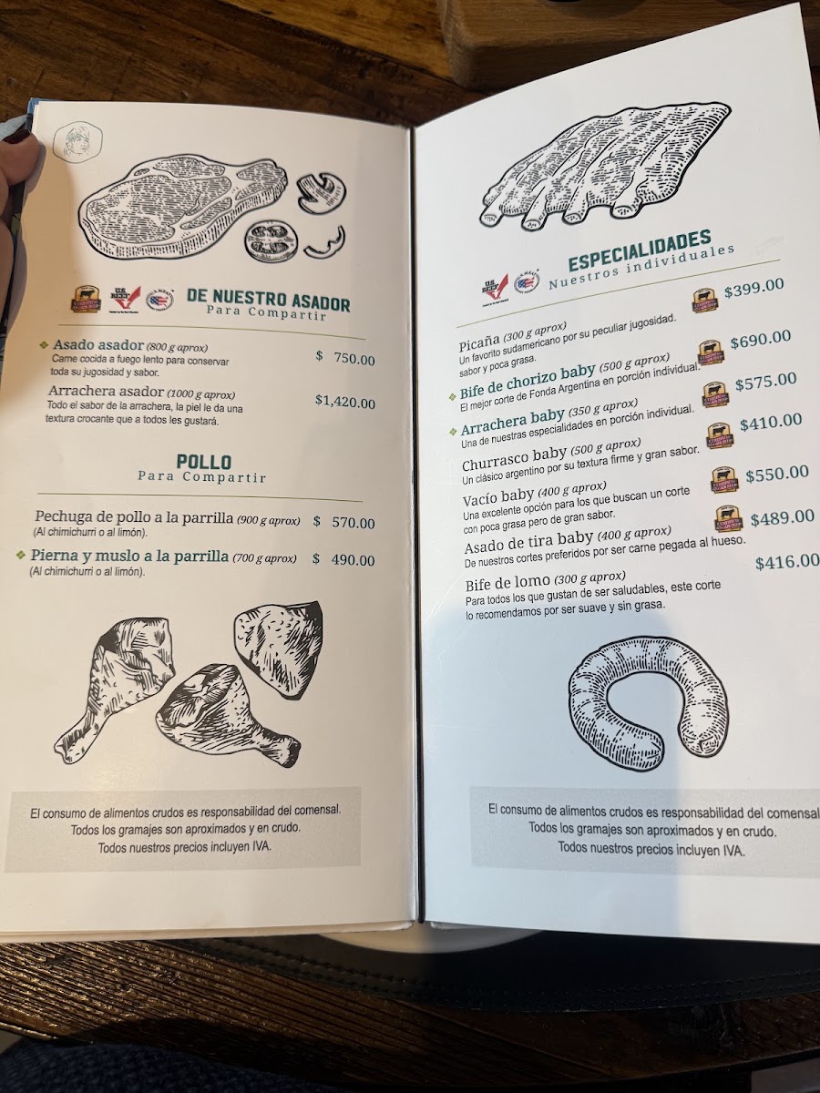 Fonda Argentina Tepeyac Menu Photo 4