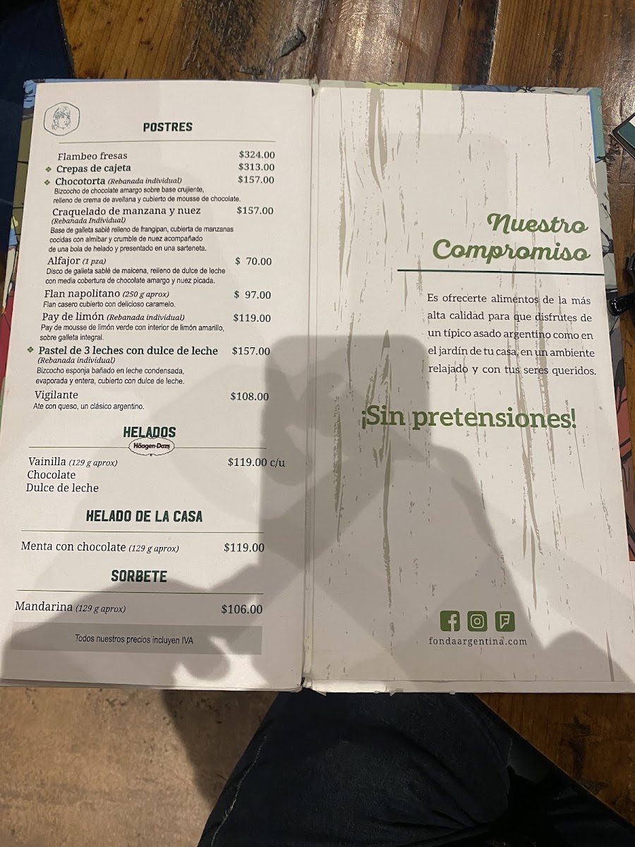 Fonda Argentina Tepeyac Menu Photo 7