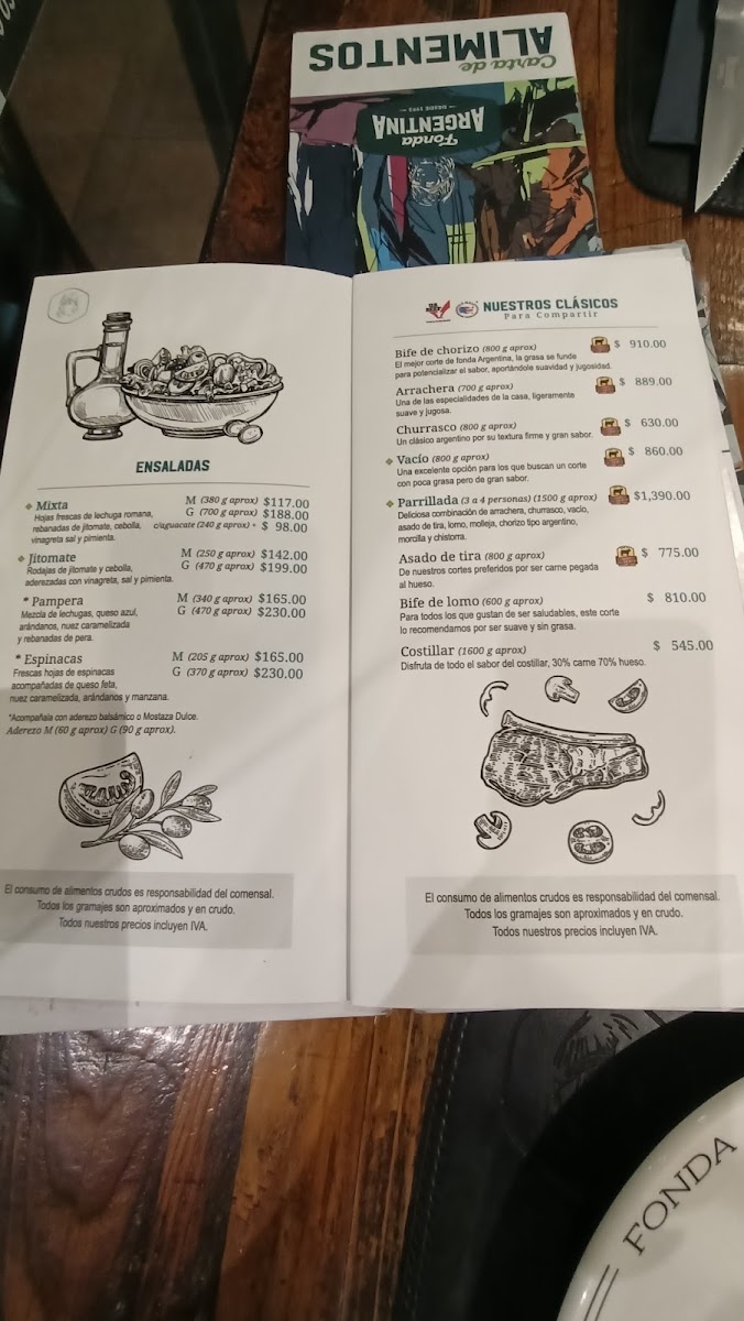 Fonda Argentina Tepeyac Menu Photo 8