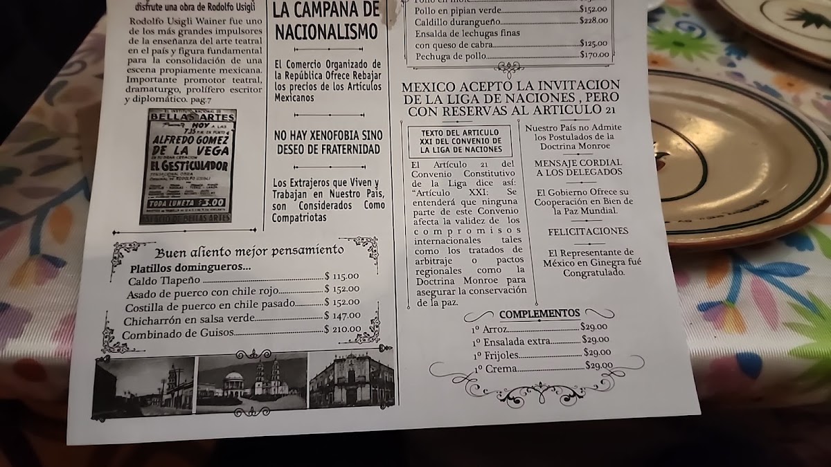 Fonda De La Tia Chona Menu Photo 10