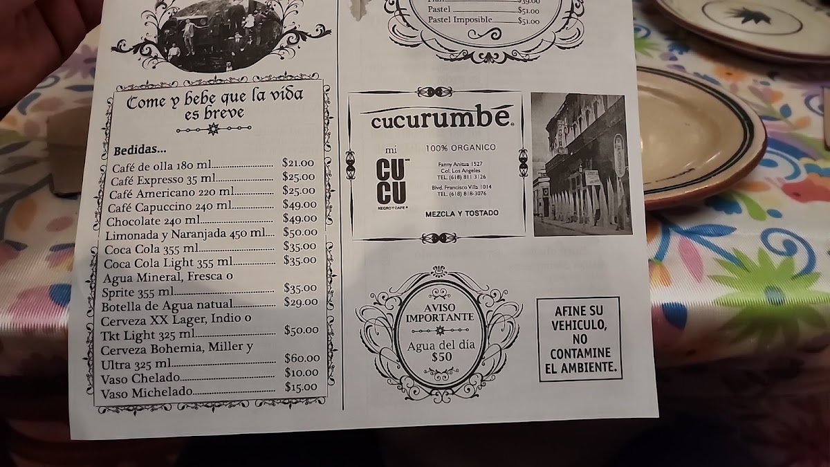 Fonda De La Tia Chona Menu Photo 7