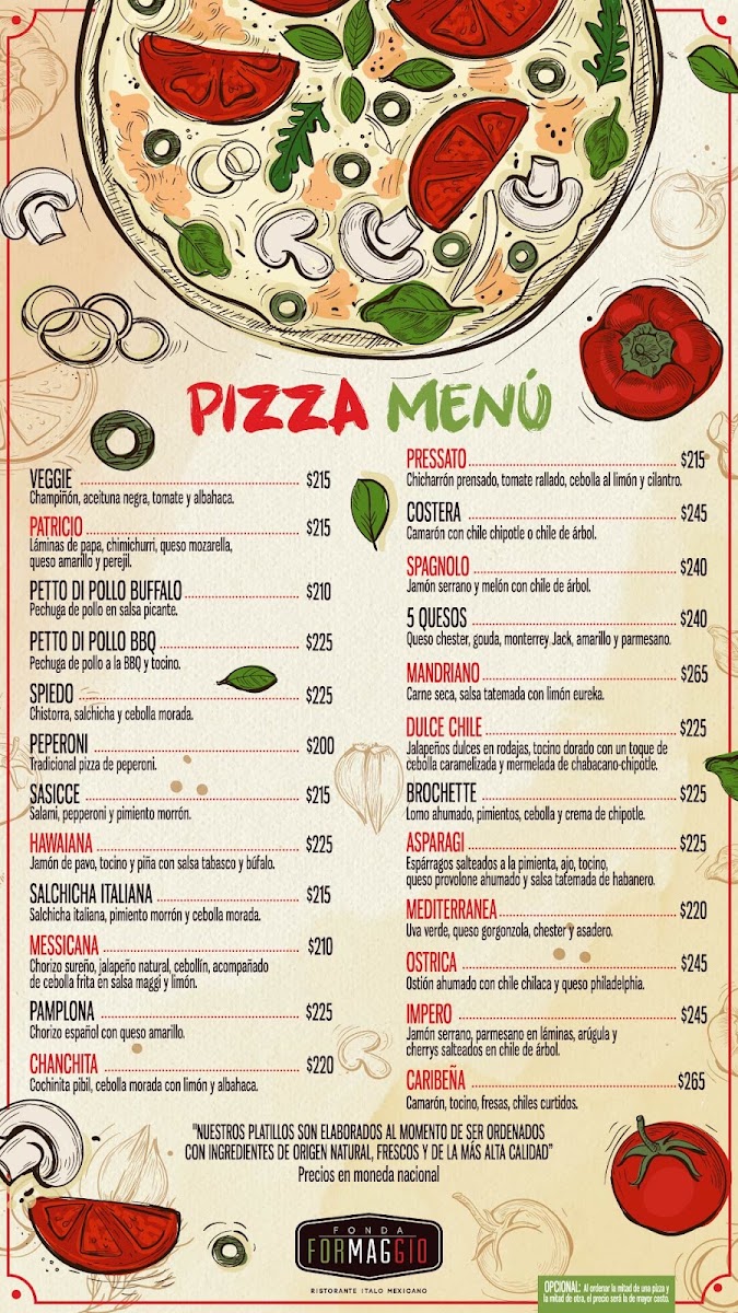 Fonda Formaggio Menu Photo 2