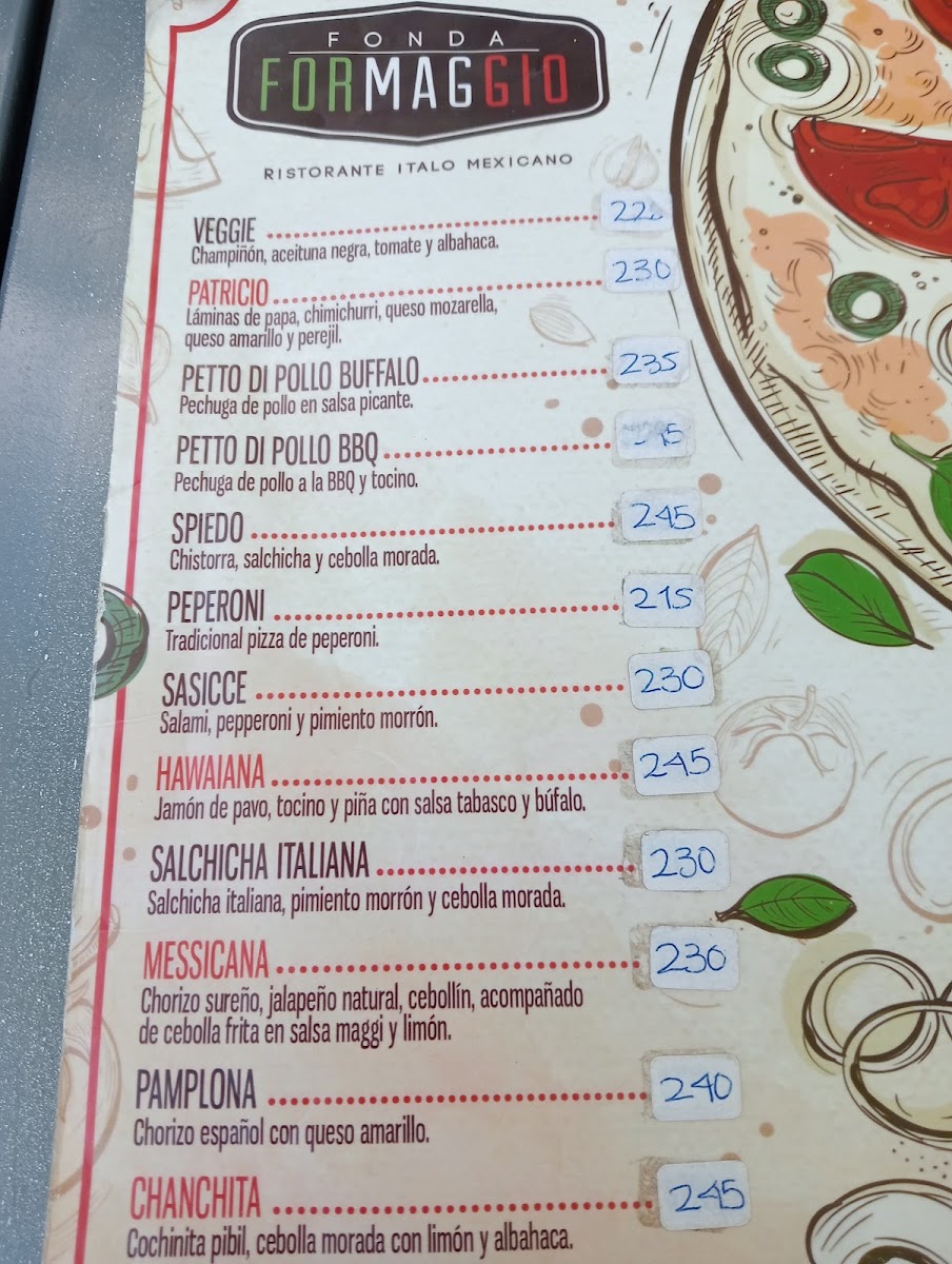 Fonda Formaggio Menu Photo 4