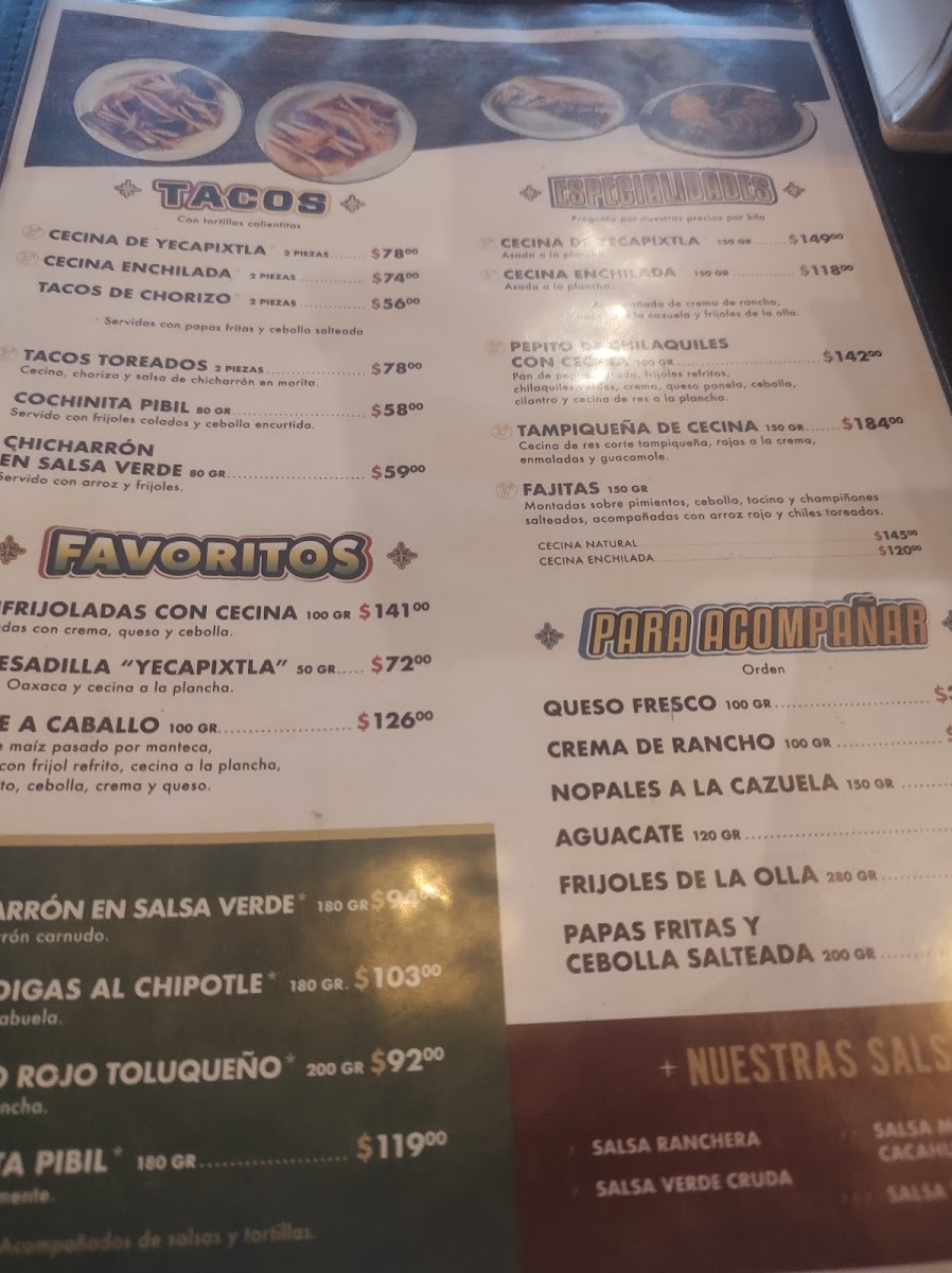Fonda Yecapixtla Menu Photo 3