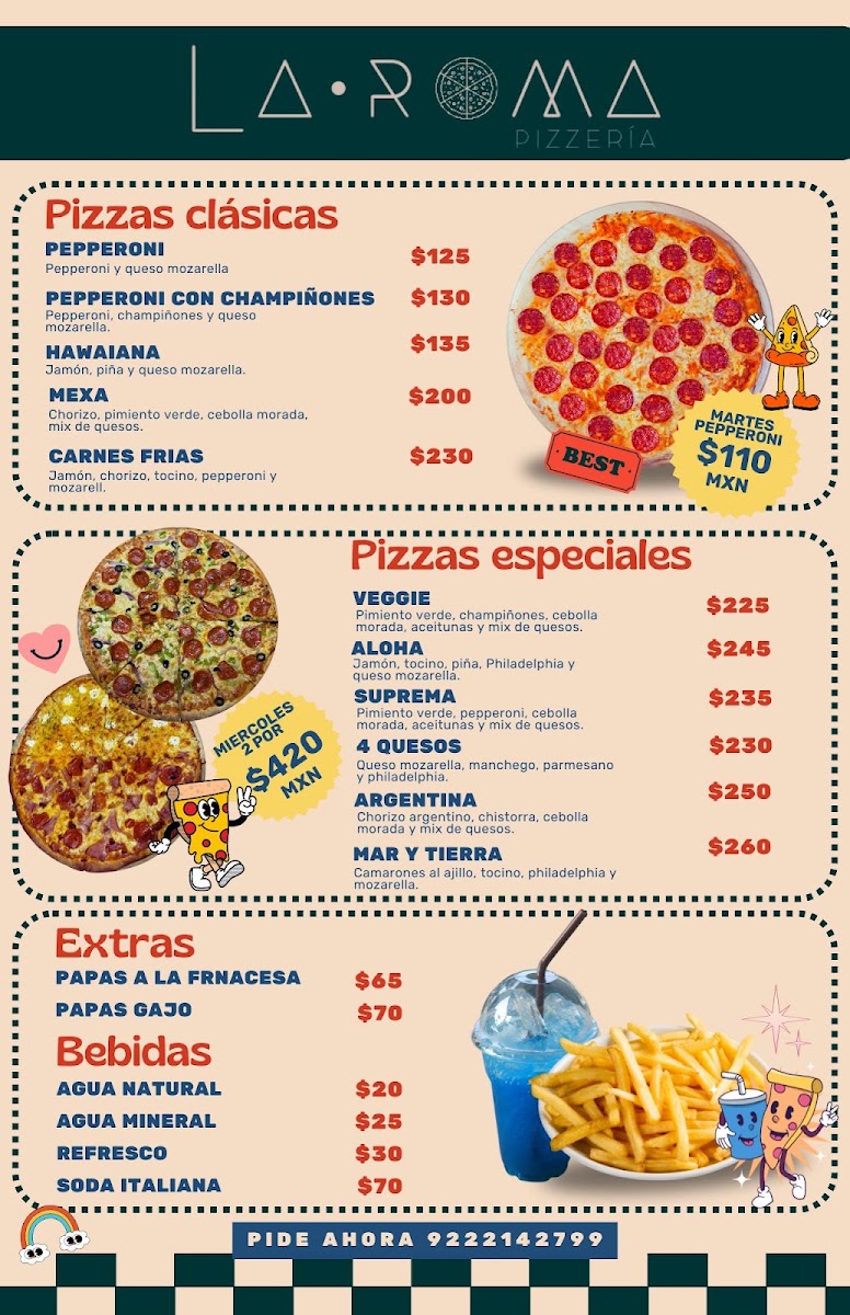 Food Park Minatitlan Menu