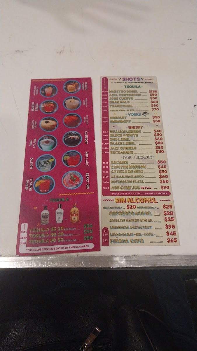 Food Truck Park Las Etnias Menu