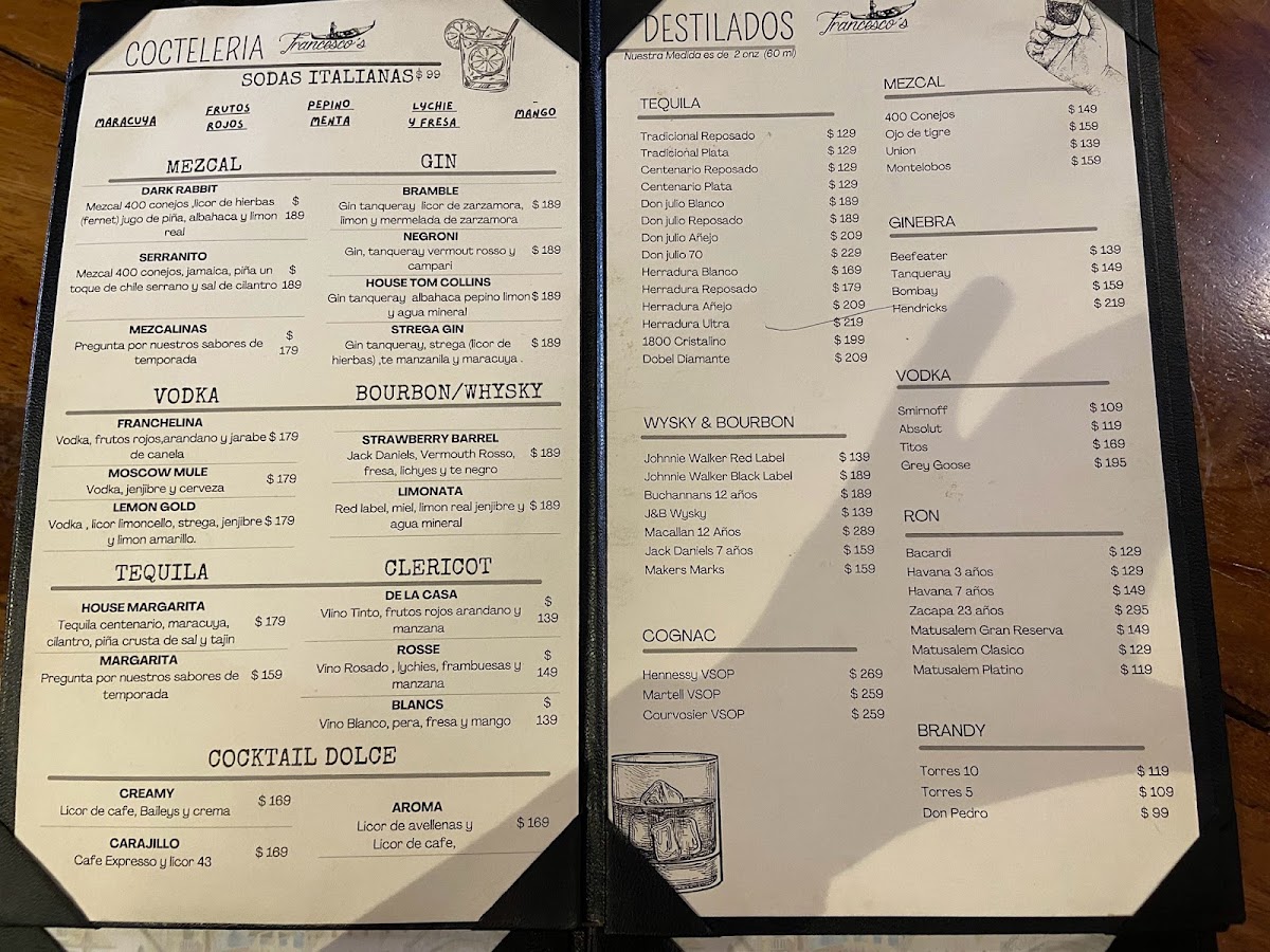 Francesco's Restaurante Italiano Y Pizza Menu Photo 3