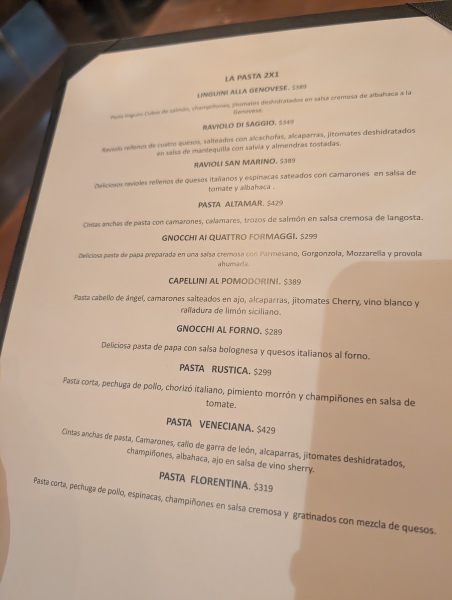 Francesco's Restaurante Italiano Y Pizza Menu Photo 4