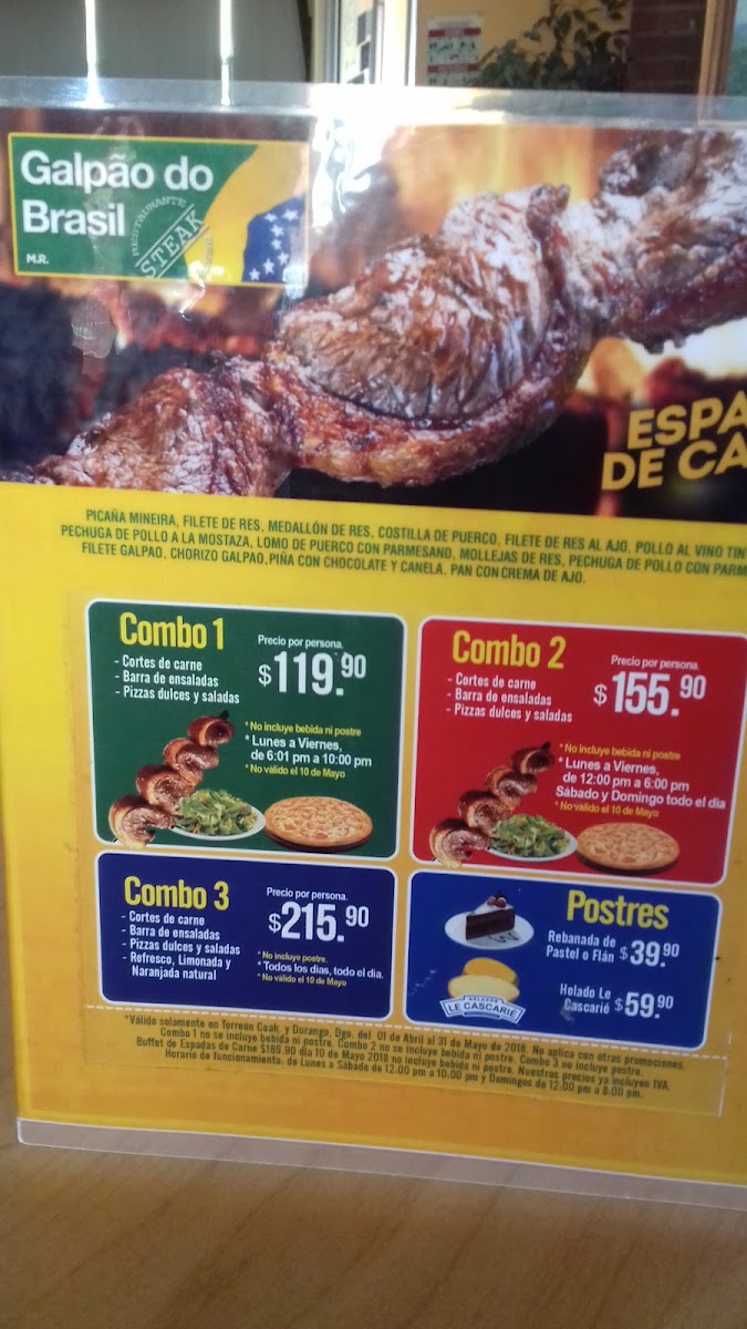 Galpão Do Brasil Menu Photo 6