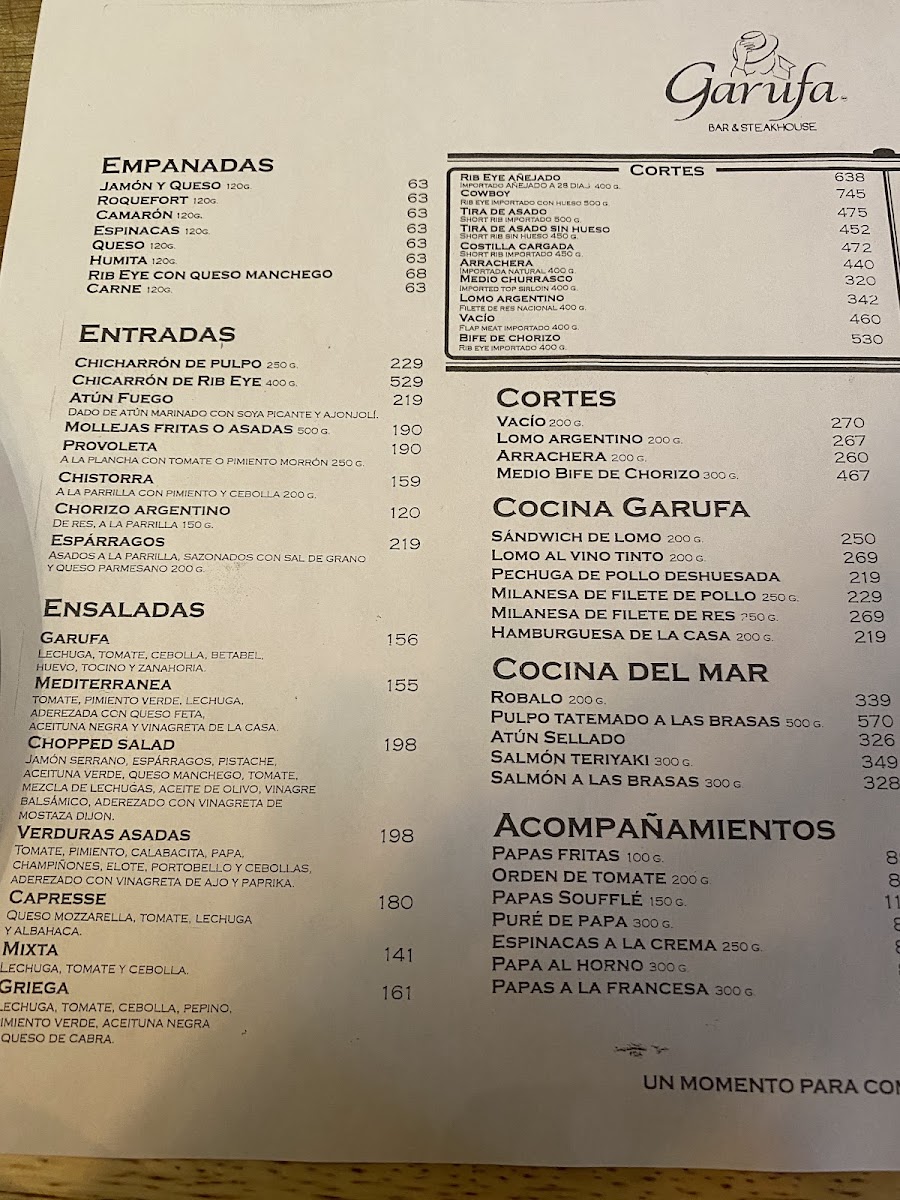 Garufa San Miguel De Allende Menu Photo 2