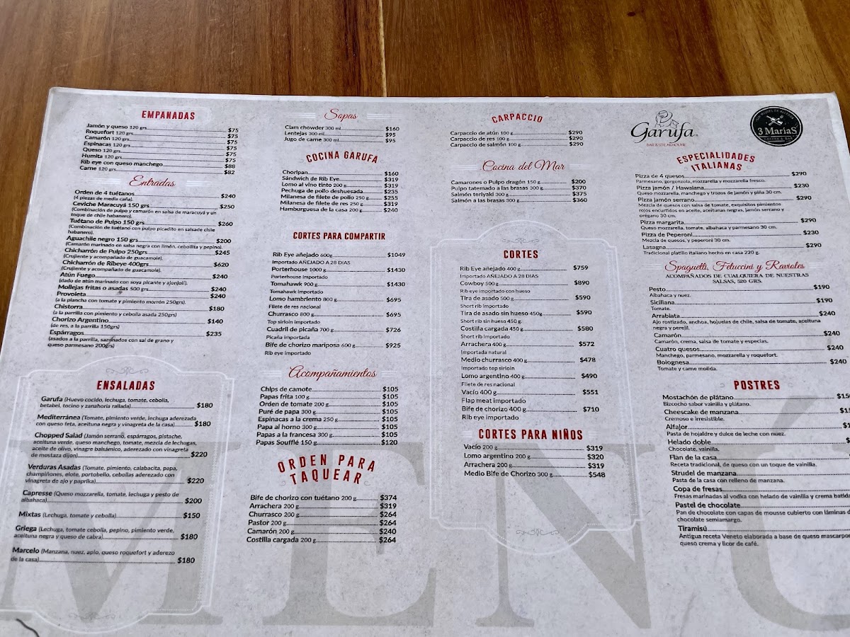 Garufa San Miguel De Allende Menu Photo 3