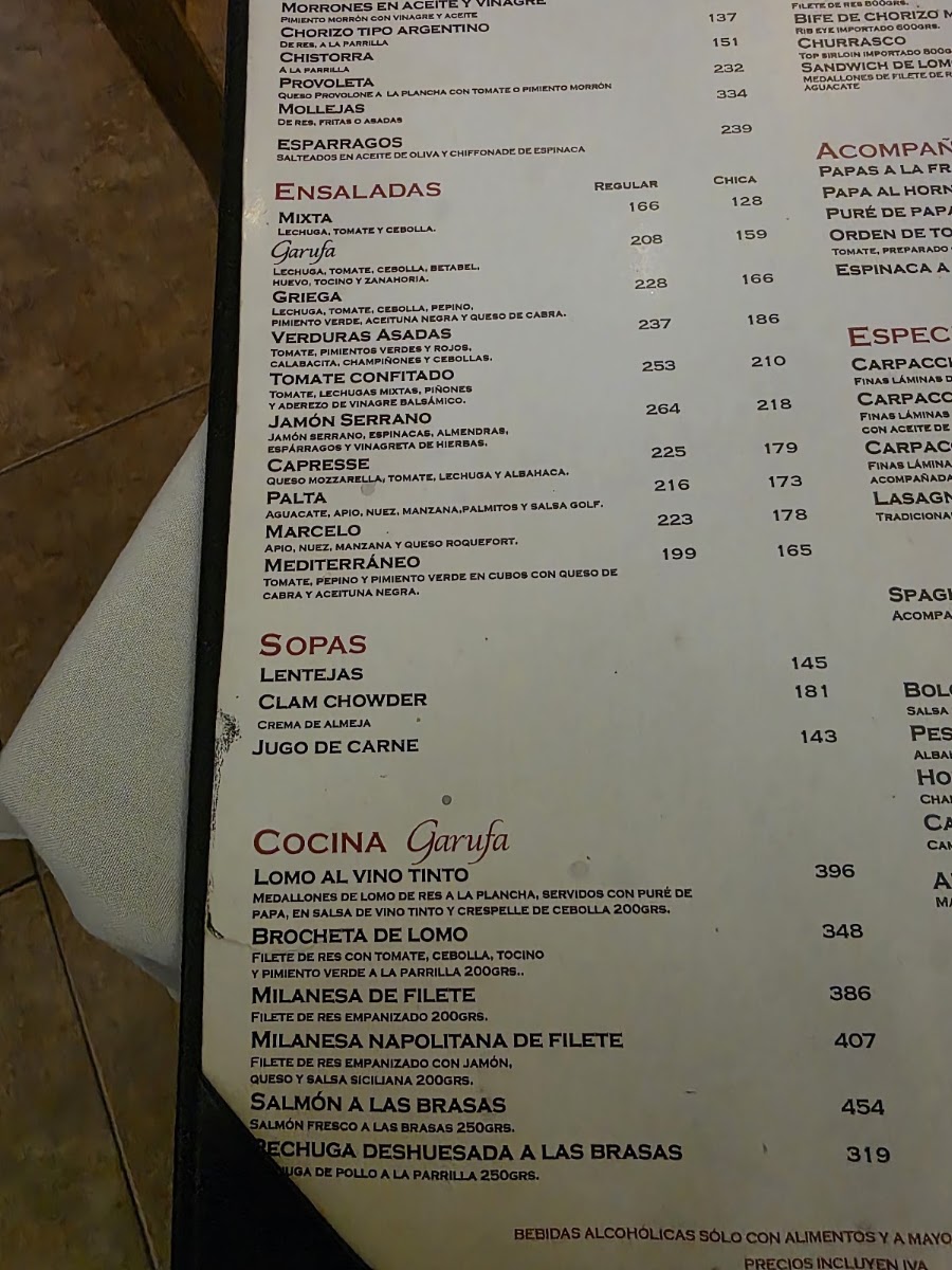 Garufa Menu Photo 4