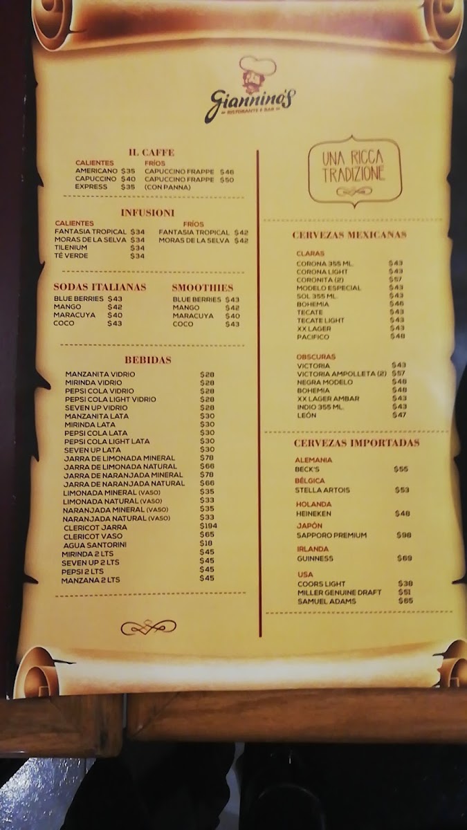 Giannino's Campestre Menu Photo 4