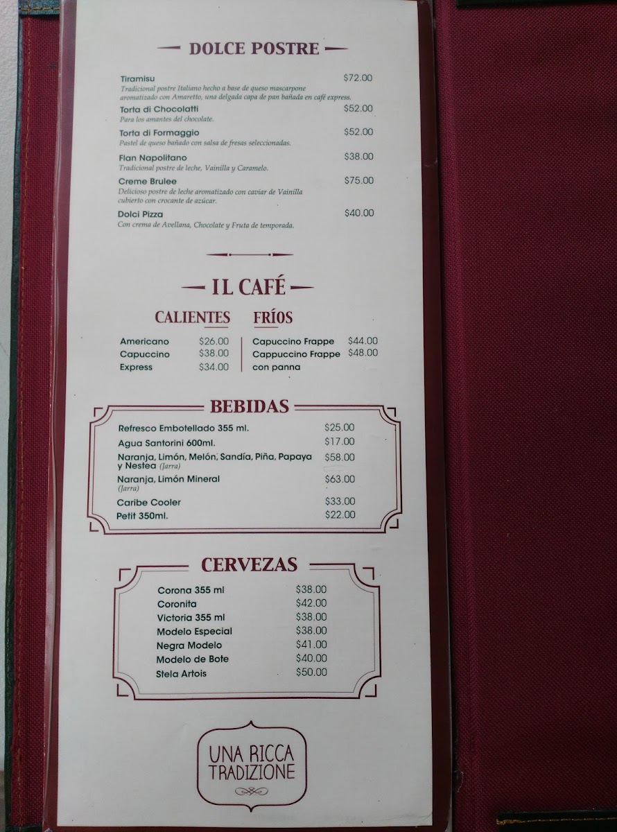 Giannino´s Renacimiento Menu Photo 7