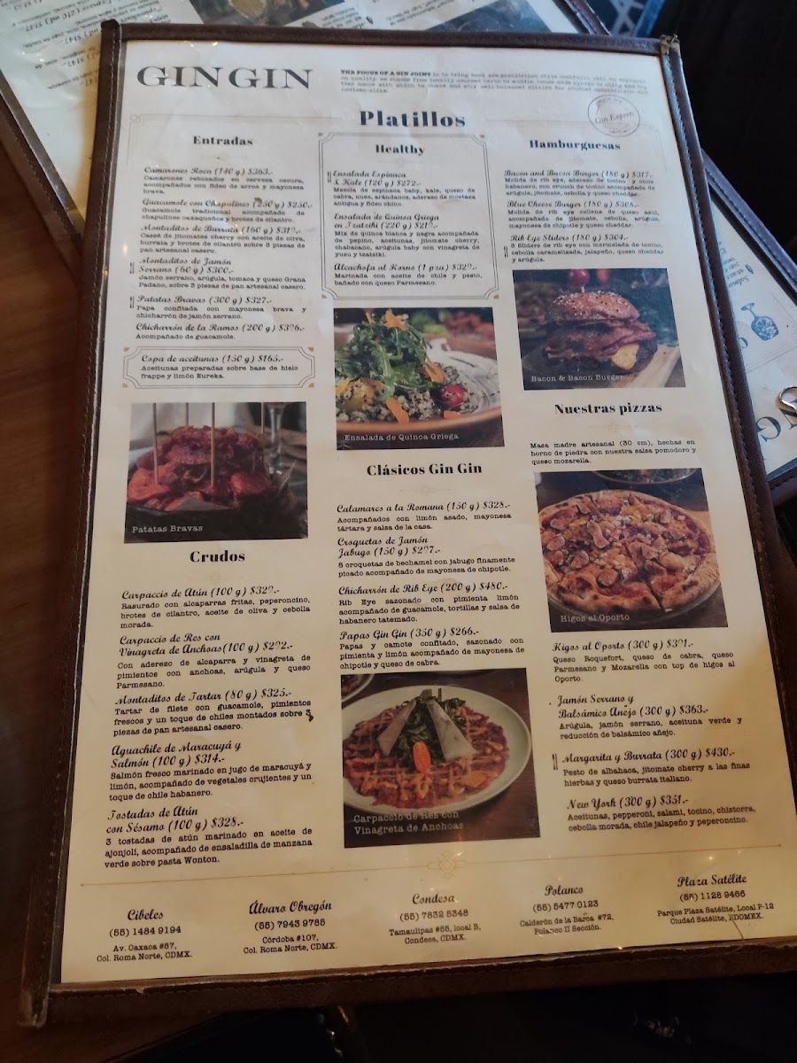 Gin Gin Alvaro Obregon Menu Photo 3