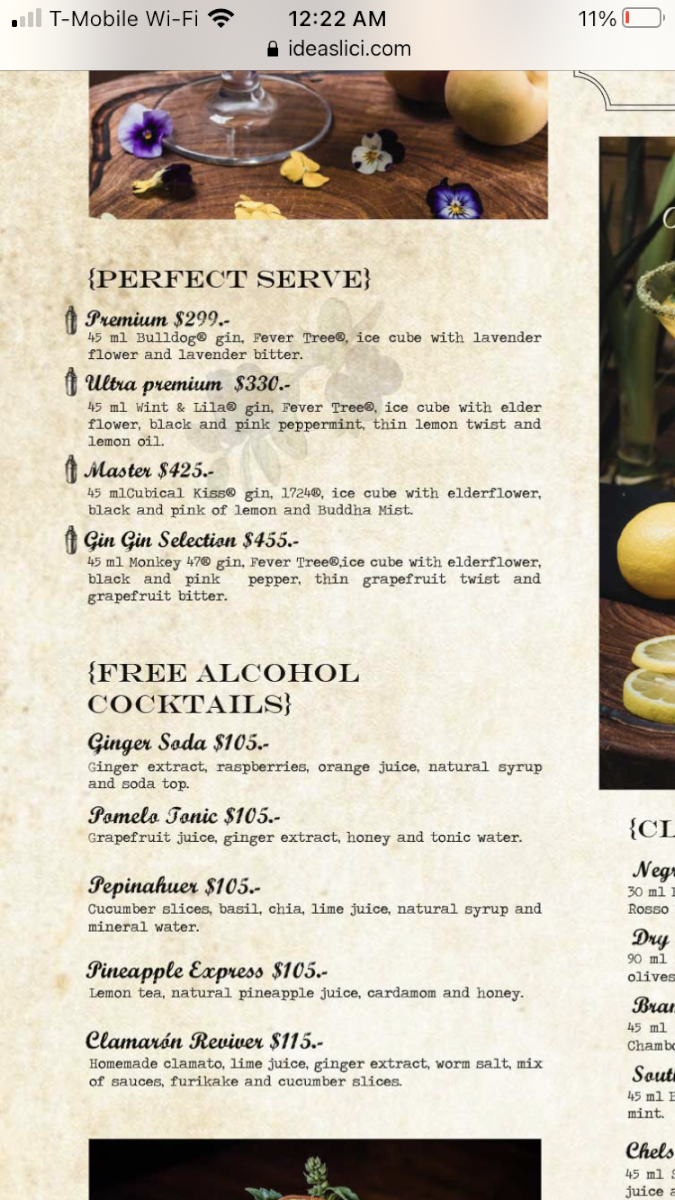 Gin Gin Alvaro Obregon Menu Photo 4