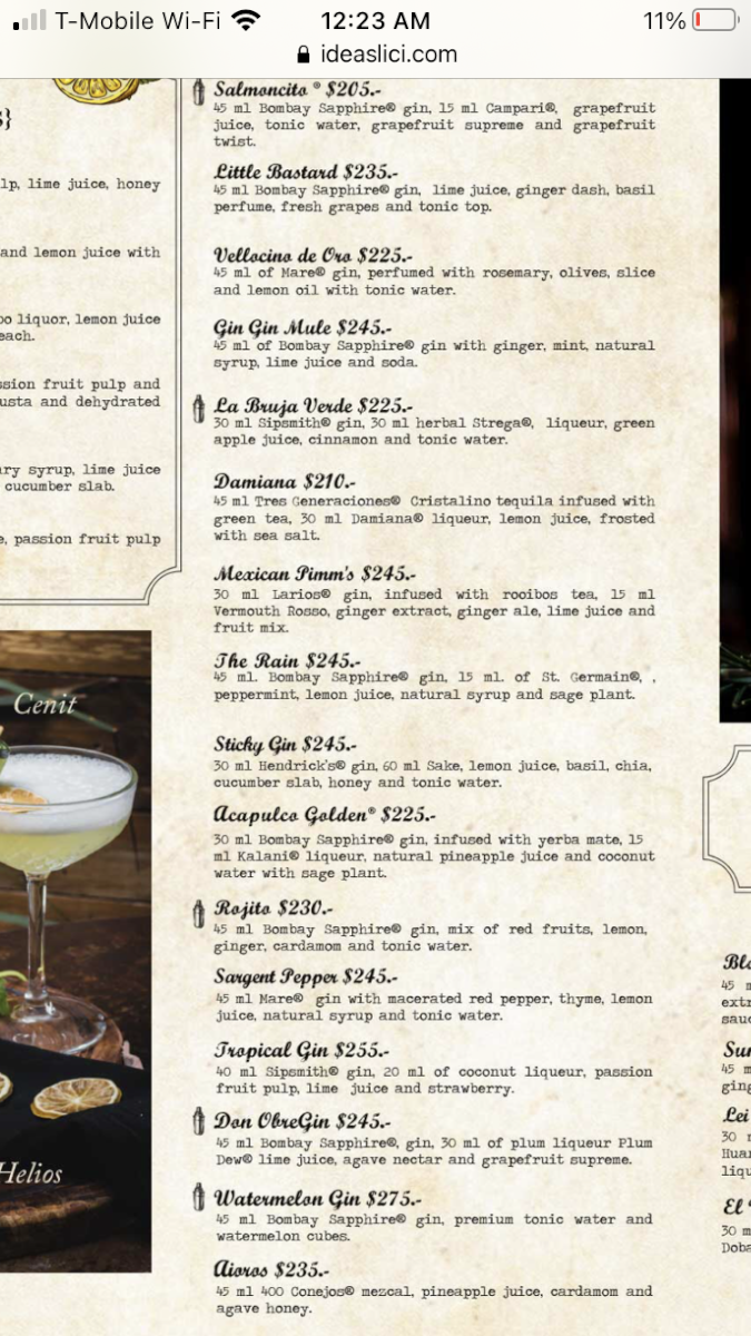 Gin Gin Alvaro Obregon Menu Photo 6