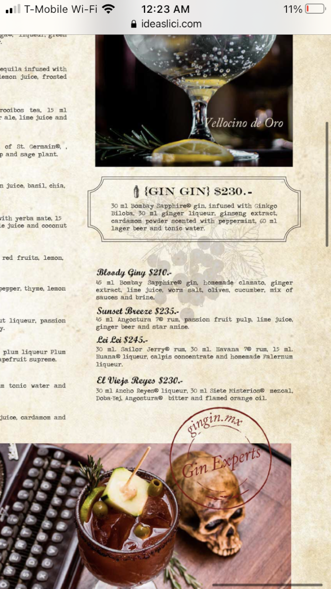 Gin Gin Alvaro Obregon Menu Photo 7