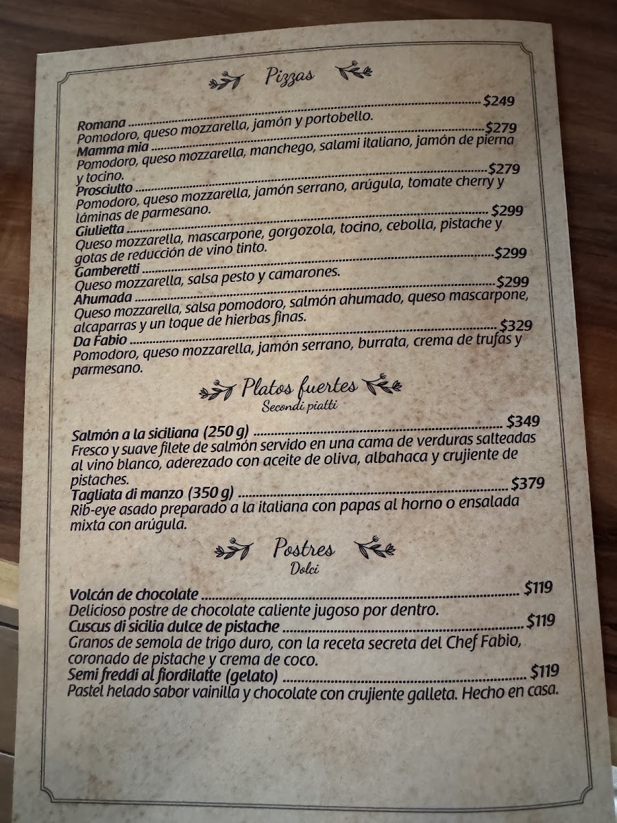 Giulietta Ristorante Winebar By Da Fabio Menu Photo 6