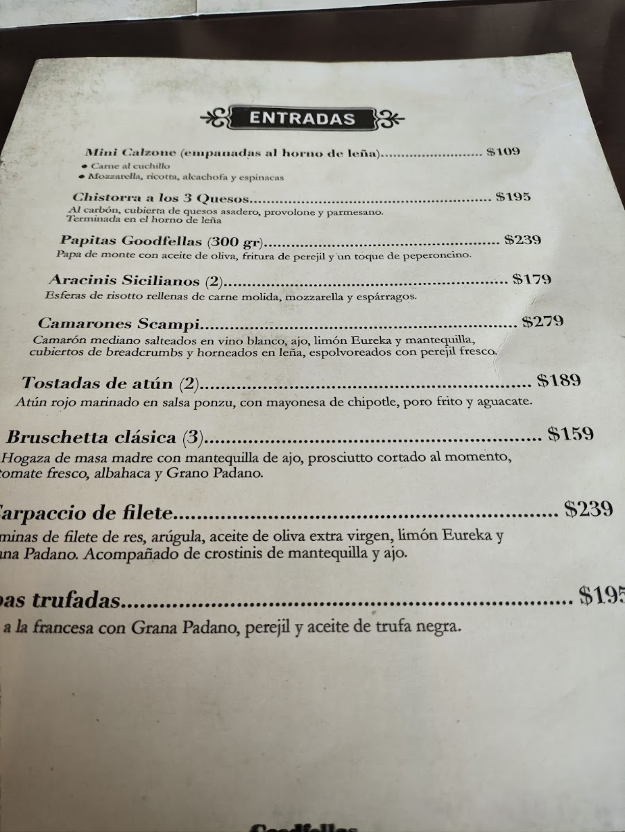 Goodfellas Menu Photo 5