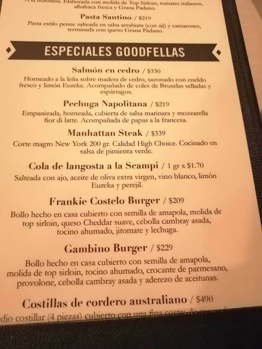 Goodfellas Menu Photo 8