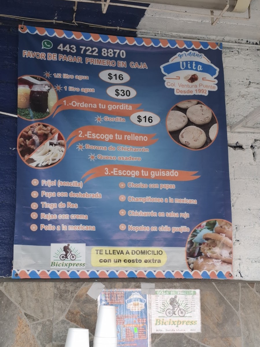 Gorditas De Vita Menu Photo 2