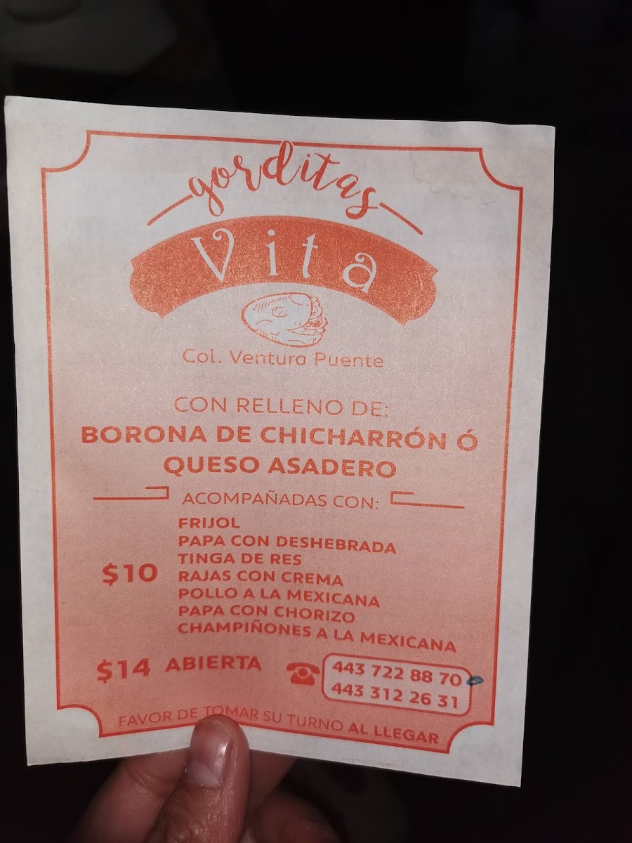 Gorditas De Vita Menu Photo 5