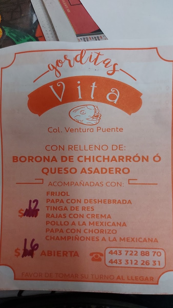 Gorditas De Vita Menu Photo 6