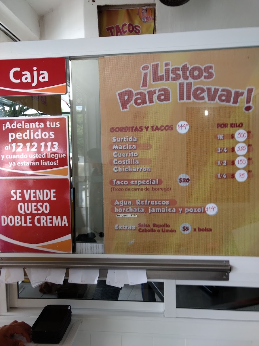 Gorditas Don Rafita [Torre Chiapas] Menu Photo 3