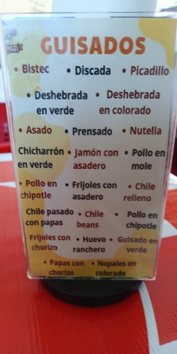 Gorditas Las Tias Menu Photo 4