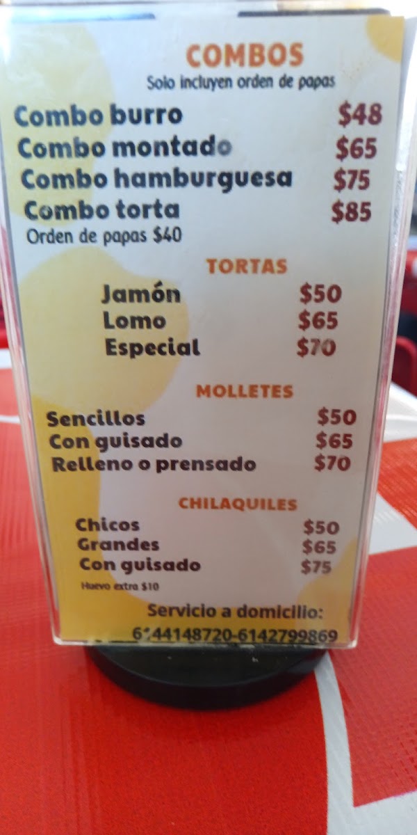 Gorditas Las Tias Menu Photo 8