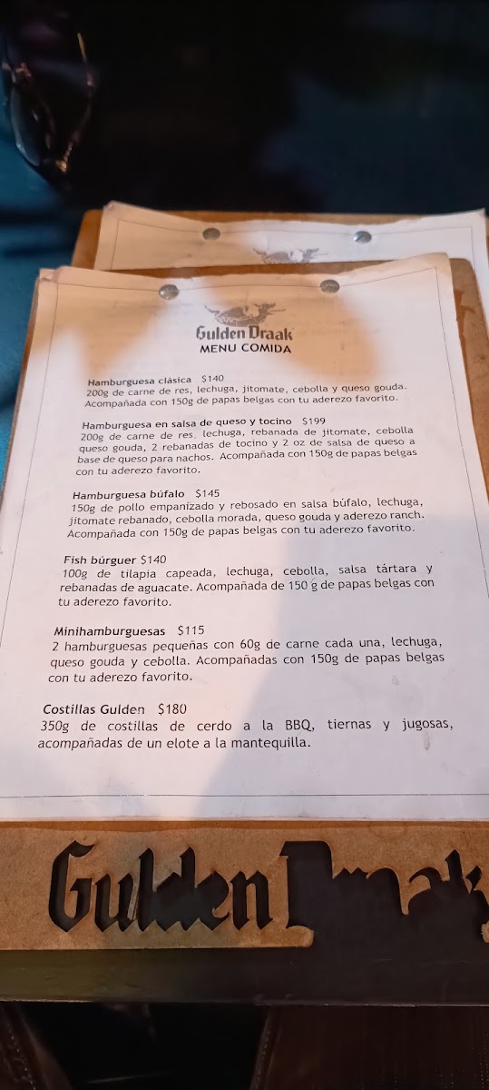 Gulden Draak Menu Photo 5