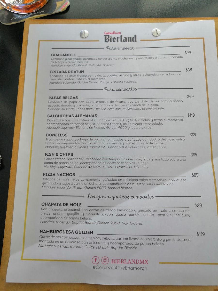 Gulden Draak Menu Photo 6