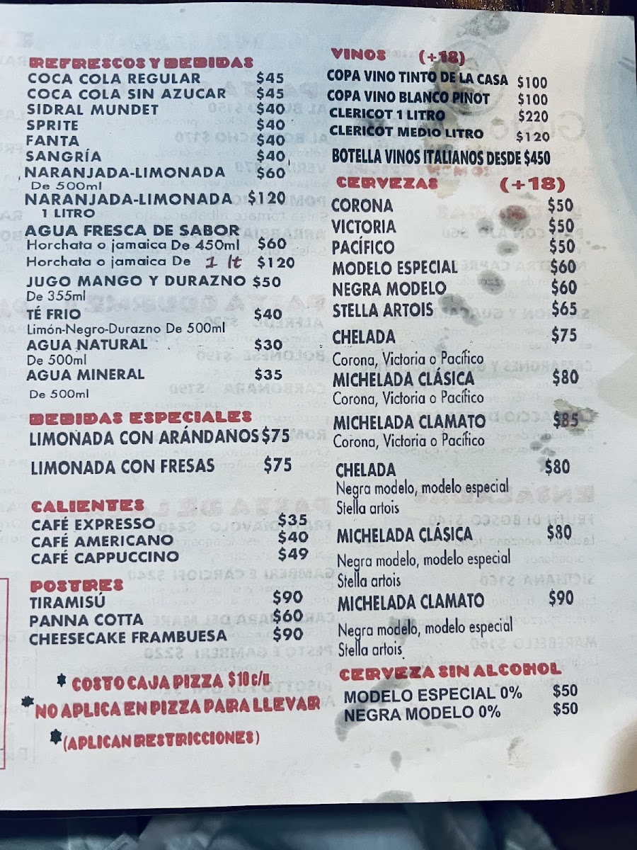 Gusto Misto Menu Photo 2
