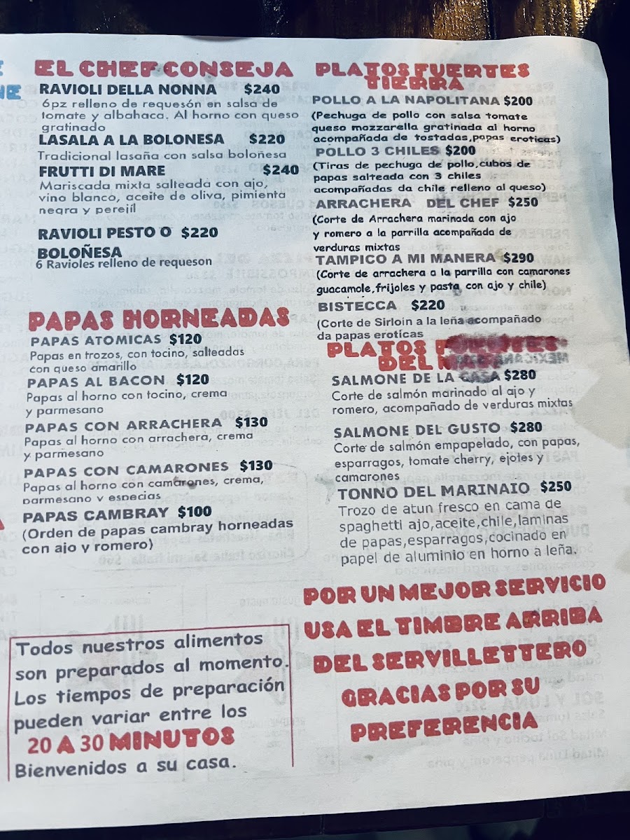 Gusto Misto Menu Photo 3