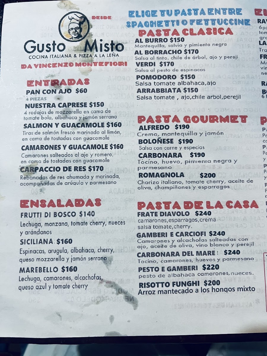 Gusto Misto Menu Photo 4