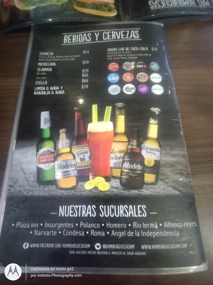 Hamburguesas Hm Plaza Inn Menu Photo 3